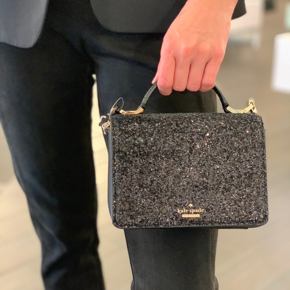 💫Kate Spade Maisie Laurel Way Glitter Crossbody💫 - Picture 2 of 8